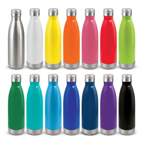 700ml Stainless Steel drink bottle with screw on lid. available in various colours. Can be braded