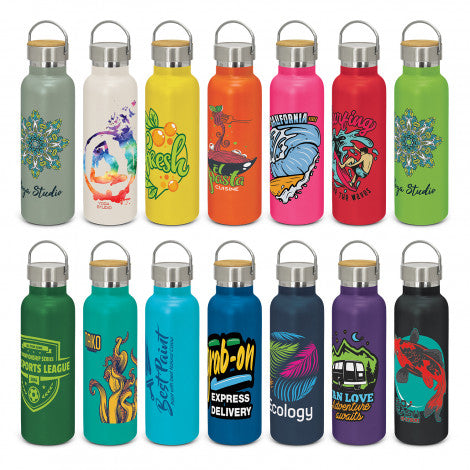 650ml Vacuum insulated, stainless steel drink Bottle - Powder Coated finish in various colours