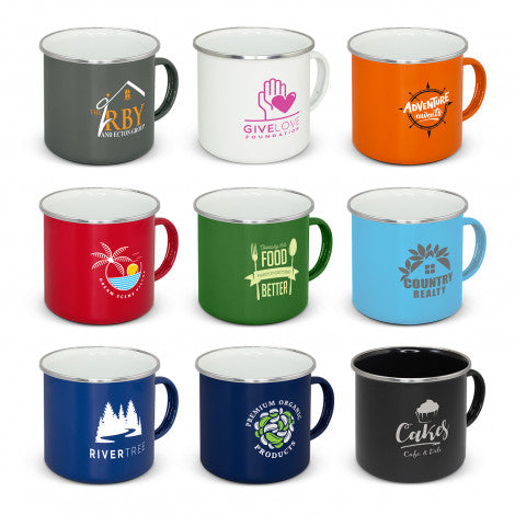 Old school enamel Mug available in various colours