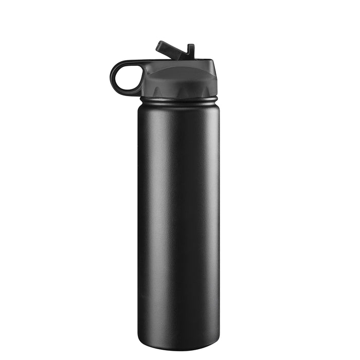 Trekk Double Walled Stainless Steel Drink Bottle - Black